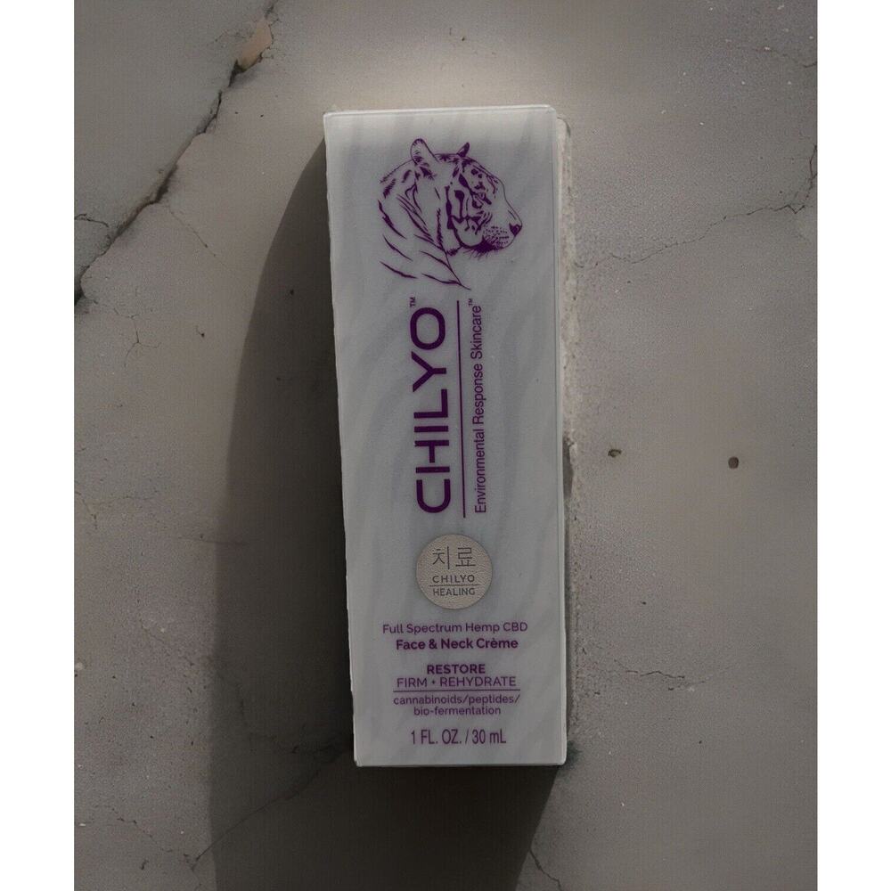 Chilyo Face Neck Cream Environmental Response Skincare 1 oz Restore Firm Hydrate